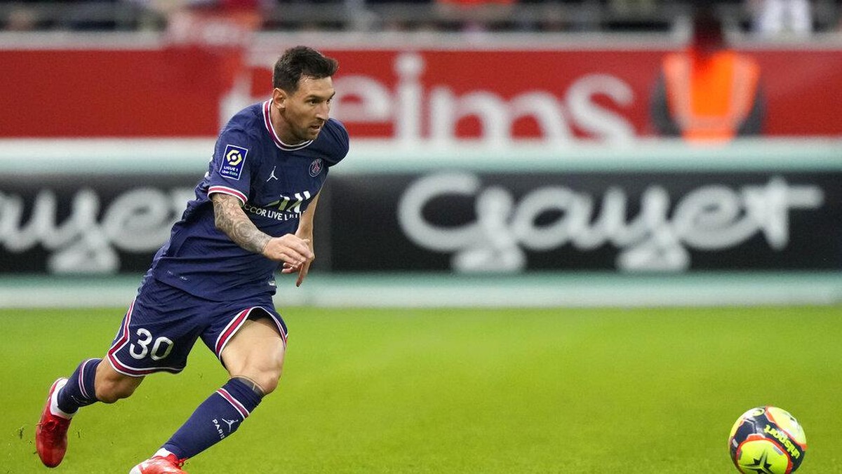 Lionel Messi belum fit betul pada penampilan perdana di PSG (AP/Francois Mori)