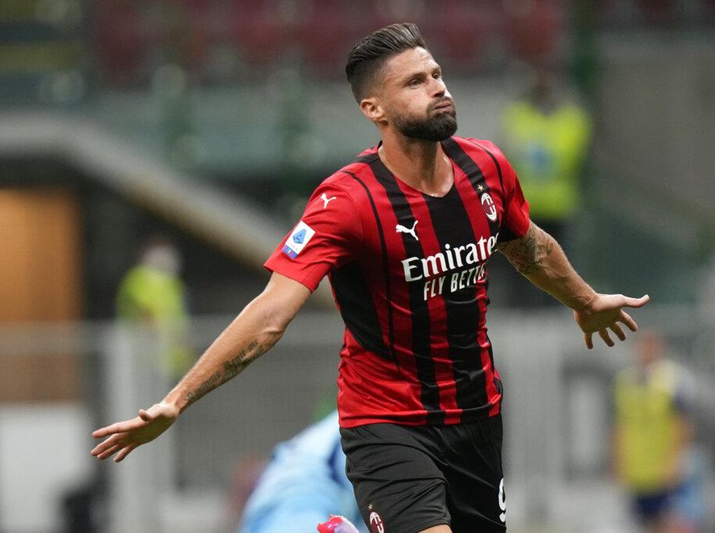 Giroud Beri Kesan Pertama yang Menggoda di San Siro Giroud Beri Kesan Pertama yang Menggoda di San Siro