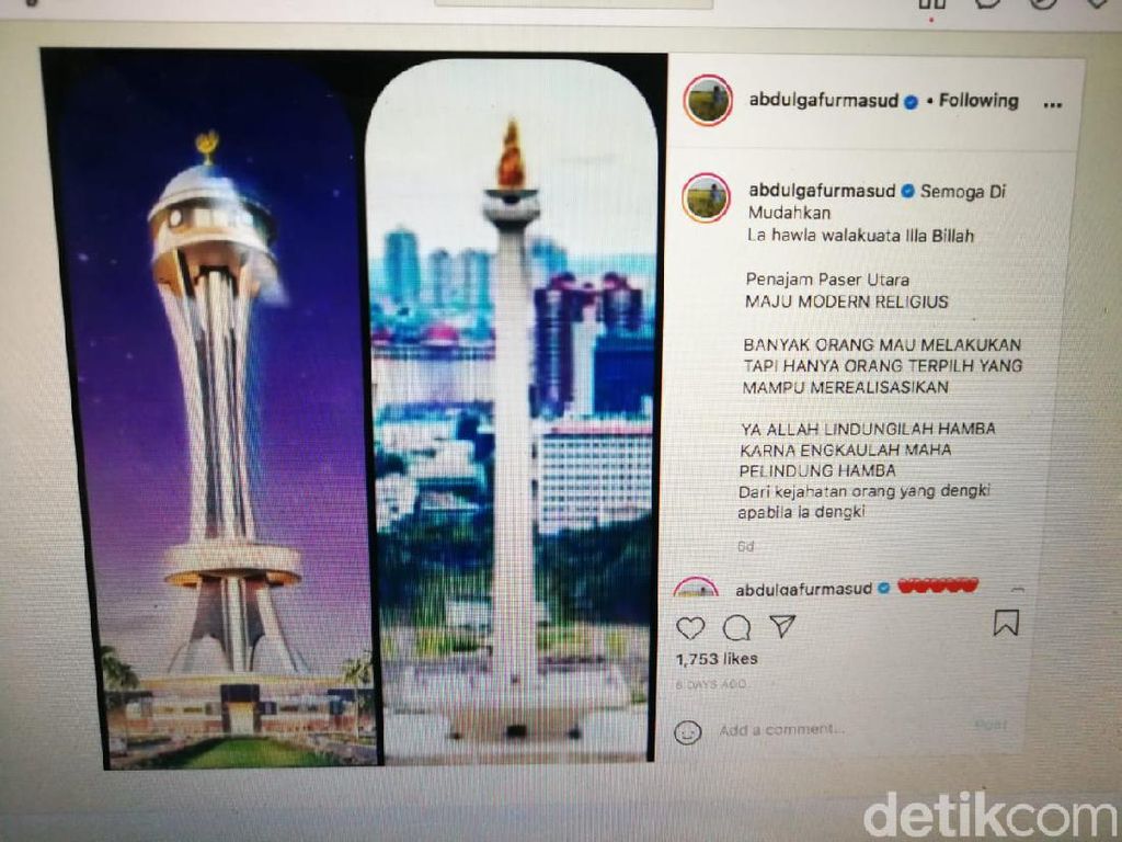 Obsesi Pemkab PPU Bikin Monas di Kawasan Ibu Kota Baru Obsesi Pemkab PPU Bikin Monas di Kawasan Ibu Kota Baru