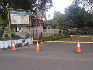 Polisi Buru Pemilik Tas Bertuliskan Bom di Depan Kebun Binatang Siantar