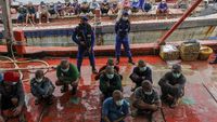 Curi Ikan di Wilayah RI, 4 Kapal Nelayan Asing Ditangkap