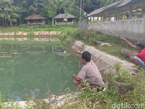 Menengok Embung Muruy Pandeglang, Dulu Diresmikan Jokowi Kini Terbengkalai