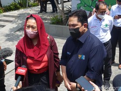 Erick Thohir Bertemu Yenny Wahid di Sleman, Bahas Pilpres 2024?