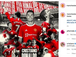 Komentar Ronaldo Bikin Heboh Akun Manchester United