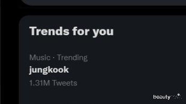 Jungkook trending di Twitter