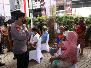 Kapolri Minta Ayo Pakai Masker dan Ayo Segera Vaksin Digelorakan
