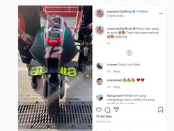 Vinales Langsung Move On dari Yamaha, Pamer Tunggangan Anyar Aprilia