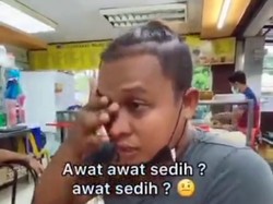 Hiks! Pria Ini Menangis karena Bisa Dine In Setelah Lockdown 2 Bulan