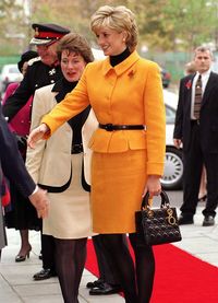 lady diana with dior bag