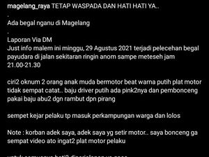 Waspada Lur! Viral Begal Payudara di Magelang Waspada Lur! Viral Begal Payudara di Magelang