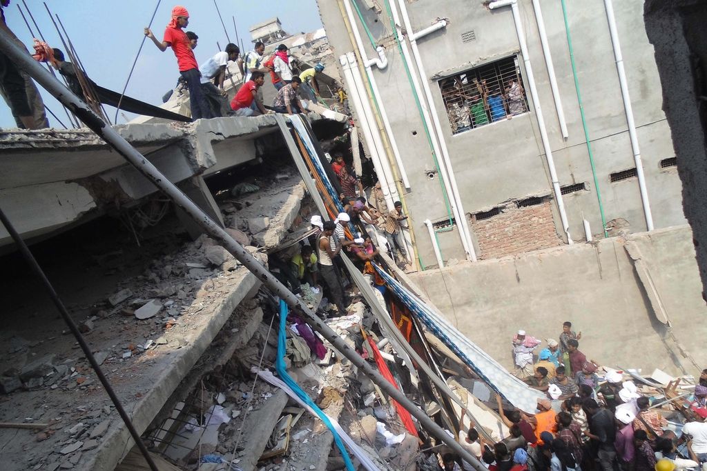 Insiden Rana Plaza pada tahun 2013