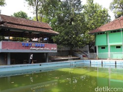 Tak Beroperasi Gegara Pandemi, Wisata Tirtonadi  Blora Tak Terawat