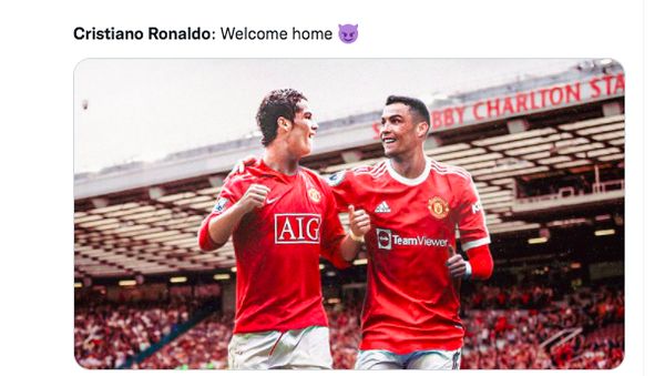 Ronaldo Resmi Berseragam MU Hebohkan Netizen