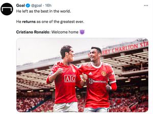 Ronaldo Resmi Berseragam MU Hebohkan Netizen