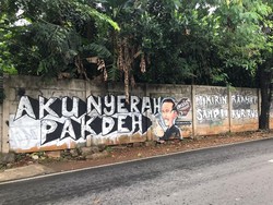 Viral Mural Mirip Jokowi Oke Lah 3 Periode di Jaksel, Kini Dihapus