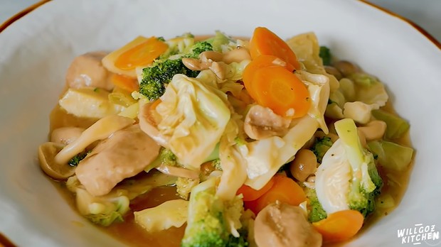 Tumis capcay yang sehat, murah dan praktis | Foto : Youtube/Willgoz Kitchen