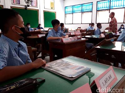 Antusias Siswa di Boyolali Bisa Sekolah Lagi Saat Uji Coba PTM