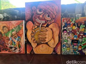 Indahnya Lukisan Dila, Gadis Penyandang Disabilitas Asal Sukabumi