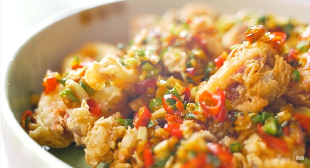 Ide bekal cumi lada garam | Foto : Youtube/Willgoz Kitchen