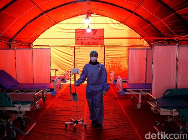 Begini Rumah Sakit Lapangan Khusus COVID-19 di RSUD Cipayung