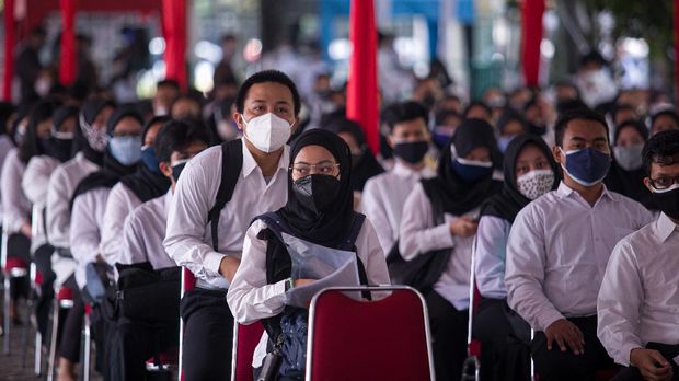 Pelaksanaan seleksi kompetensi dasar (SKD) untuk calon pegawai negeri sipil (CPNS) 2021 dimulai hari ini, Kamis (2/9). Dalam pelaksanaan SKD CPNS 2021 terdapat sejumlah aturan yang perlu diikuti oleh peserta. (CNN Indonesia/ Adi Maulana)