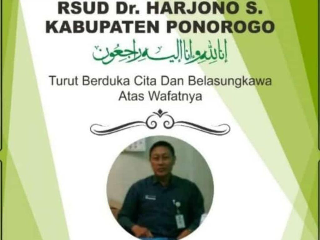 Perawat RSUD Ponorogo Meninggal Terpapar COVID-19 Perawat RSUD Ponorogo Meninggal Terpapar COVID-19