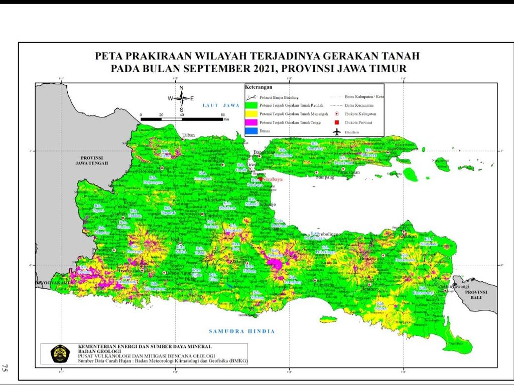 14 Kecamatan di Bojonegoro Berpotensi Alami Pergerakan Tanah 14 Kecamatan di Bojonegoro Berpotensi Alami Pergerakan Tanah