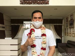 Ekspresi Bahagia Saipul Jamil Saat Bebas dari Lapas Cipinang