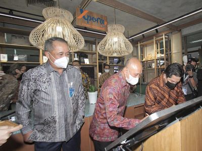 2 Menteri Tinjau Langsung BNI Xpora di Gedung Smesco Jakarta
