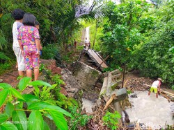 Banjir Terjang Mamasa, Jembatan hingga Puluhan Hektare Lahan Rusak