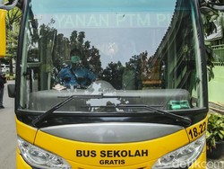 Gratis! Bus Sekolah DKI Kini Bisa Antar Pelajar ke Stasiun MRT