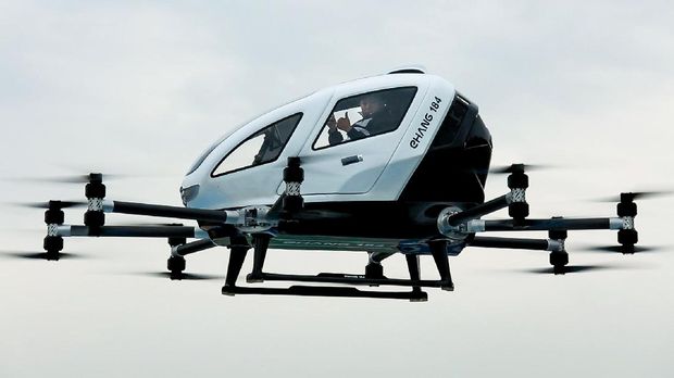Autonomous Aerial Vehicle (AAV) EHang 216.