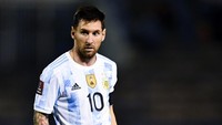 Kanan depan: Lionel Messi (Argentina). 76 gol dari 151 laga. Foto: Getty Images/Pool