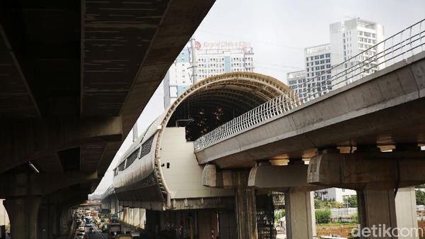 Progres Terkini Depo LRT di Bekasi
