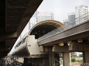 Progres Terkini Depo LRT di Bekasi