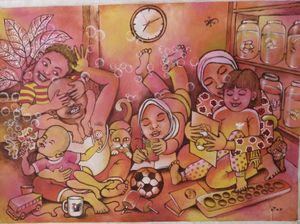 Salut! Gadis Disabilitas di Sukabumi Raih Perak Lomba Lukis Nasional