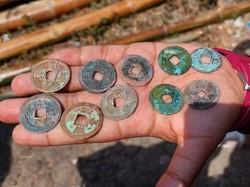 Uang Kuno yang Ditemukan di Lamongan dari Dinasti Song Abad 10-12 Masehi