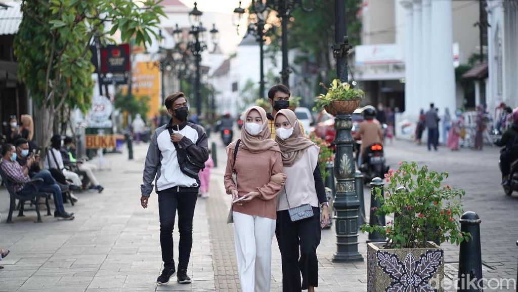 PPKM Level 2, Kota Lama Semarang Mulai Ramai Wisatawan