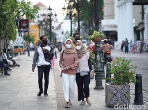 PPKM Level 2, Kota Lama Semarang Mulai Ramai Wisatawan