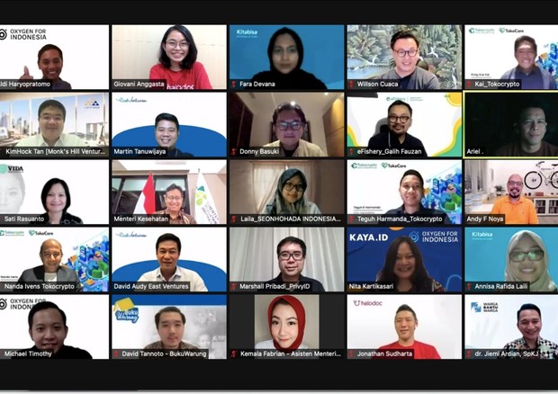 Acara apresiasi dari Menkes yang dihadiri oleh Seonhohada Indonesia Project