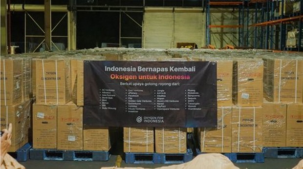 Gerakan Oxygen For Indonesia berhasil mendistribusikan oksigen konsentrator ke berbagai wilayah di Indonesia