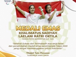 Bangganya Atlet Bulutangkis Jatim Raih Emas Pertama Paralimpiade Tokyo 2020