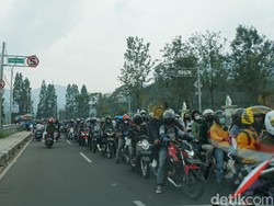 Penampakan Horor Kemacetan dari Arah Puncak Menuju Jakarta