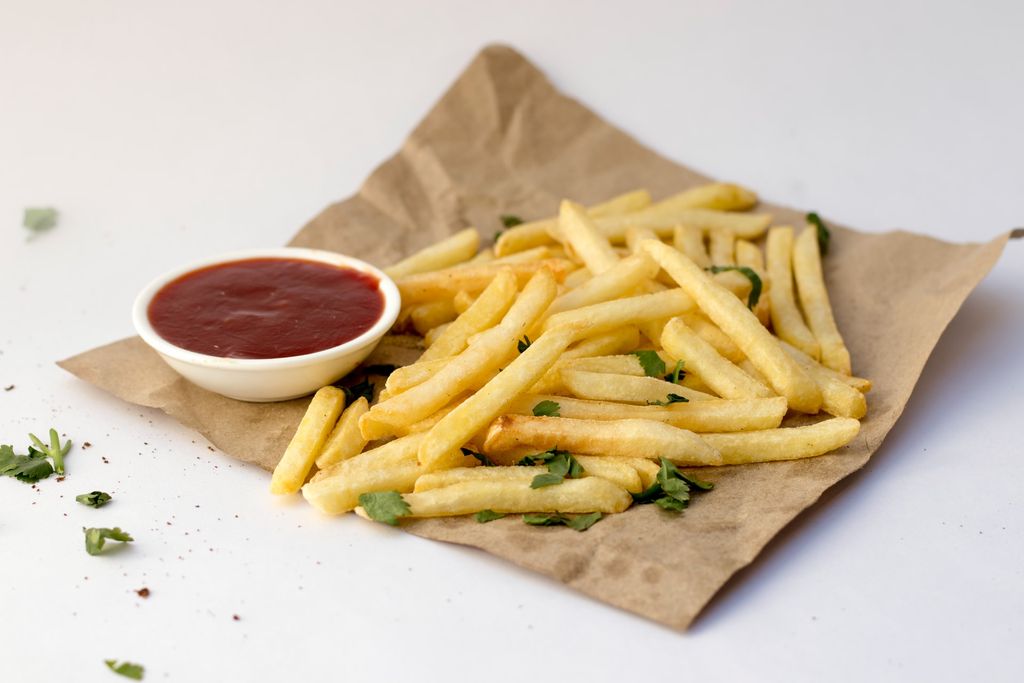 French fries are examples of salty foods