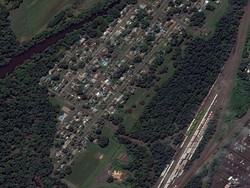 CCTV Saat Air Jebol Dinding dan Hancurkan Perpustakaan di New York