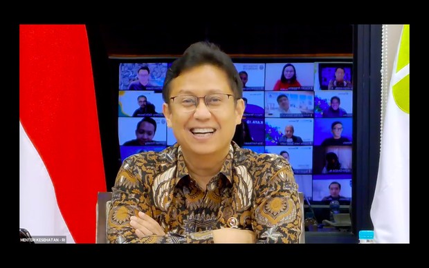 Menkes Budi Gunadi Sadikin membuka acara apresiasi para relawan Oxygen For Indonesia
