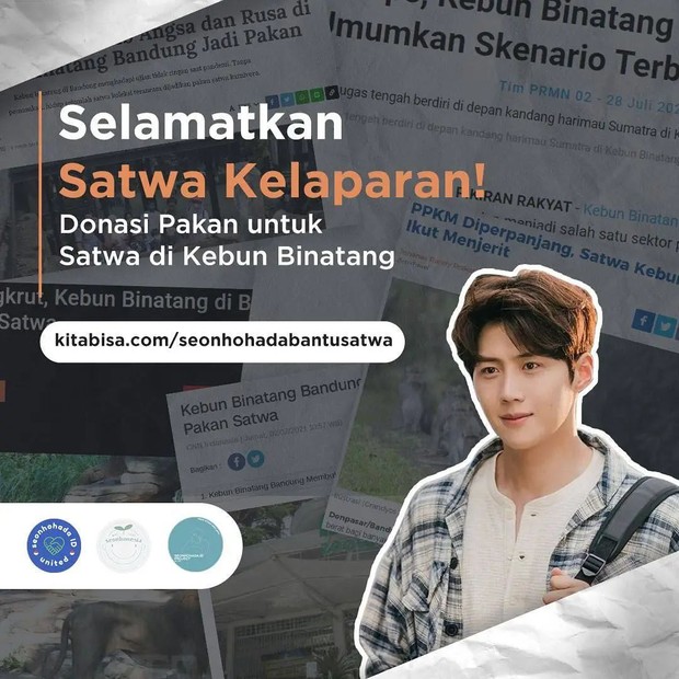 Proyek donasi berikutnya yang dilakukan oleh Seonhohada Indonesia Project