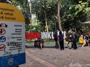 Meski Belum Dibuka, Taman di Kota Bandung Ramai Pengunjung Meski Belum Dibuka, Taman di Kota Bandung Ramai Pengunjung