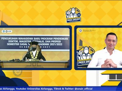 5 Potret AHY Jadi Mahasiswa Baru Program Doktor di Unair