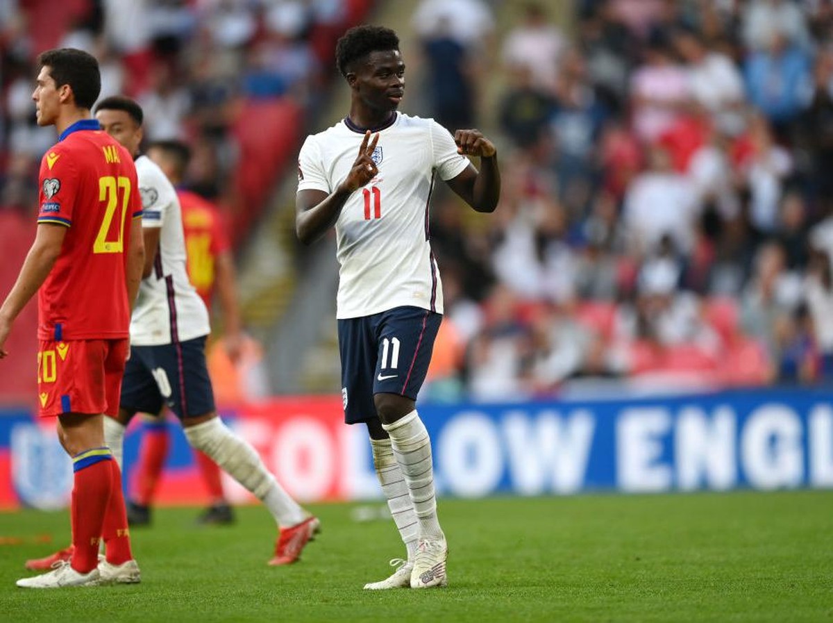 Bukayo Saka diyakini Roy Keane akan menjadi pemain hebat. (Foto: Getty Images/Shaun Botterill)